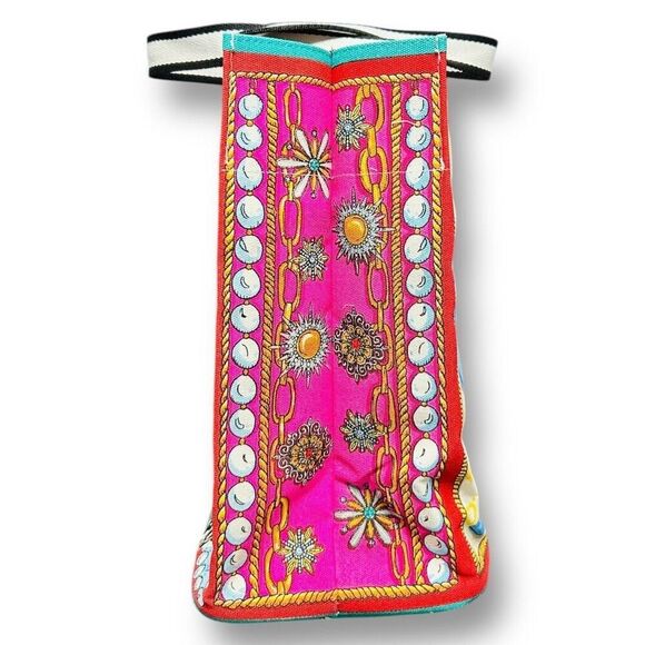 Brighton Tom Clancy Sparkle and Shine Canvas Tote Bag NWT Colorful Chic Shopper - Picture 7 of 12